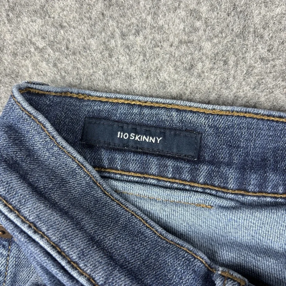 Lucky Brand 110 Skinny Jeans Mens 30x32 Medium Wash Stretch Blue Denim Casual